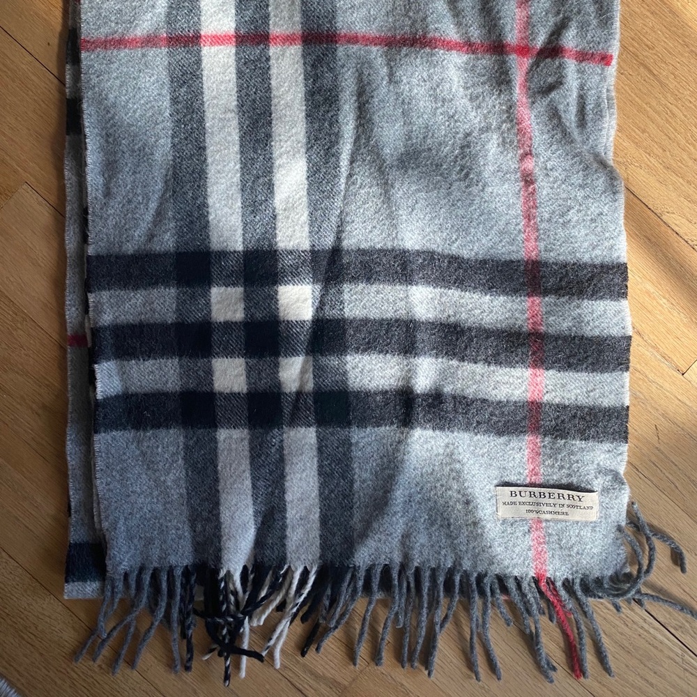 Authentic Burberry cashmere scarf